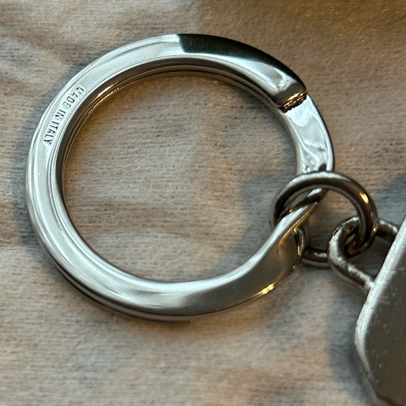 Gucci Silver and Brown Key Chain or Bag Charm - Picture 5 of 7